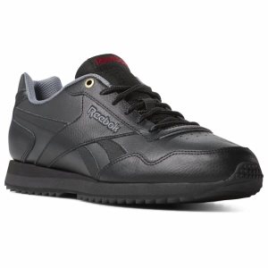 Reebok Royal Glide RPL Turnschuhe Herren - Schwarz/Tiefes Rot - DE 243-ZHS